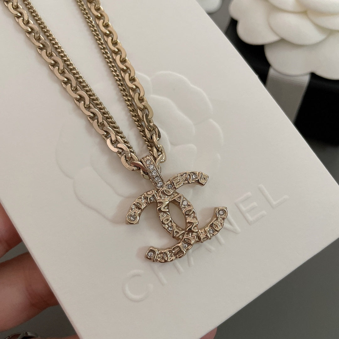 embossed Necklace for women - alternate angle view 3