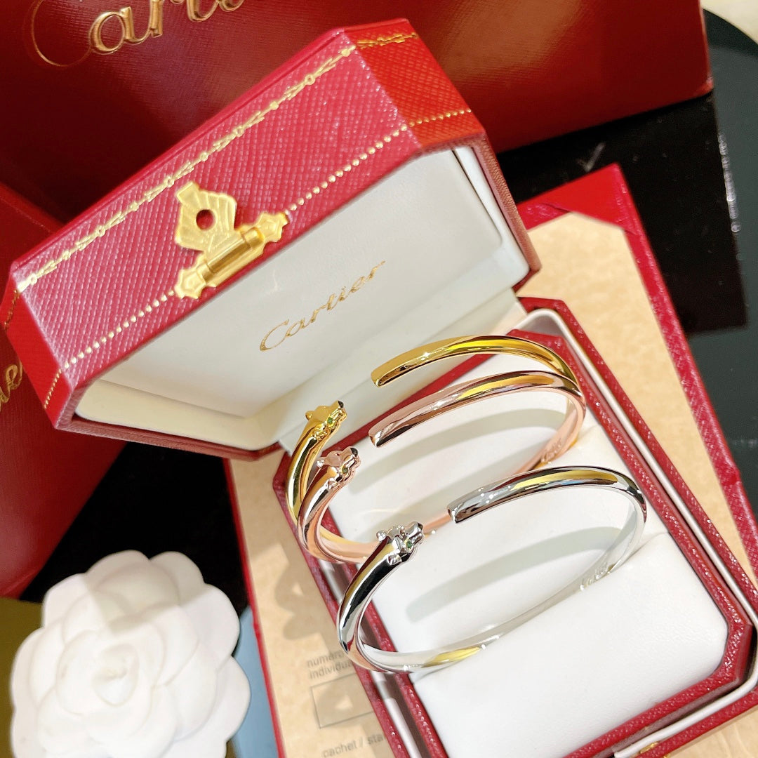 rose gold rose Bangle for women - alternate angle view 4
