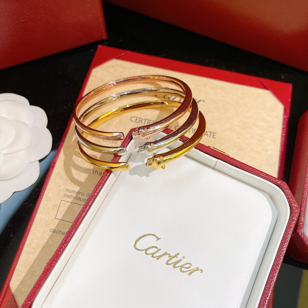 rose gold rose Bangle for women - alternate angle view 5