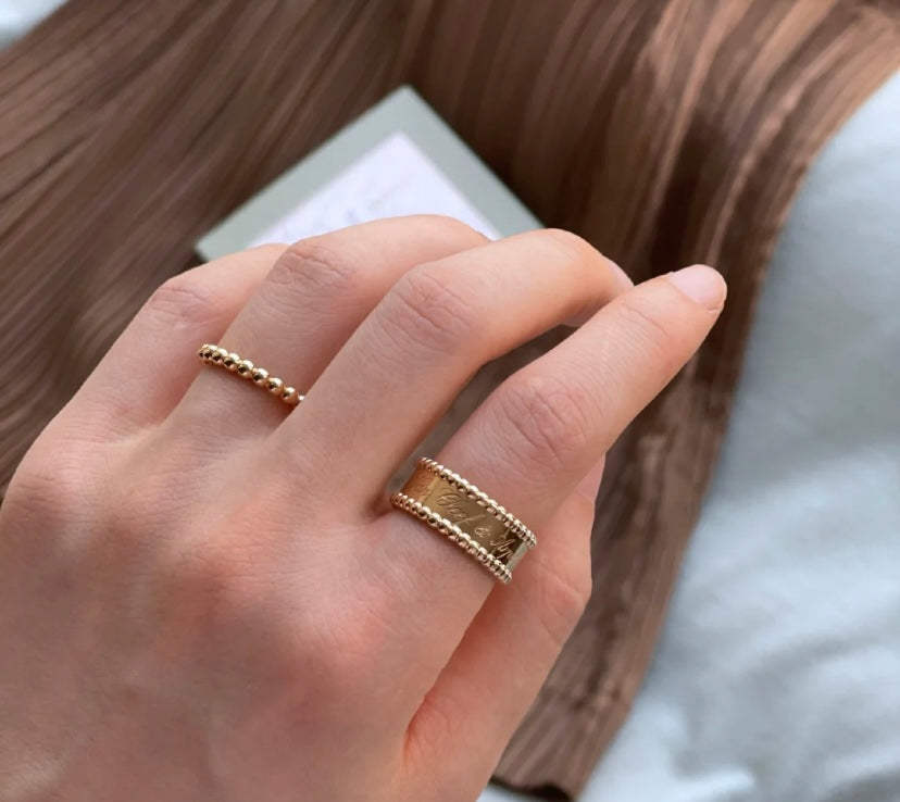 beige versatile Ring for women - alternate angle view 3
