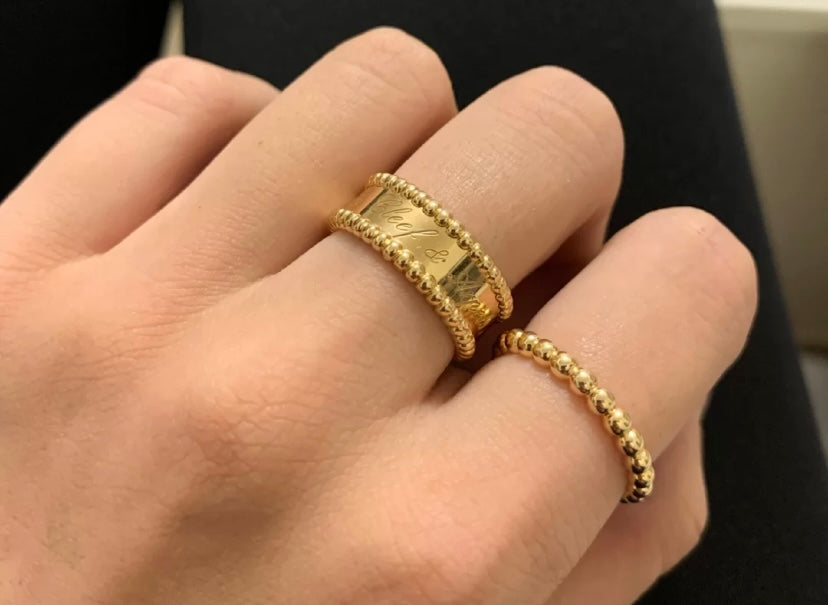 beige versatile Ring for women - alternate angle view 4