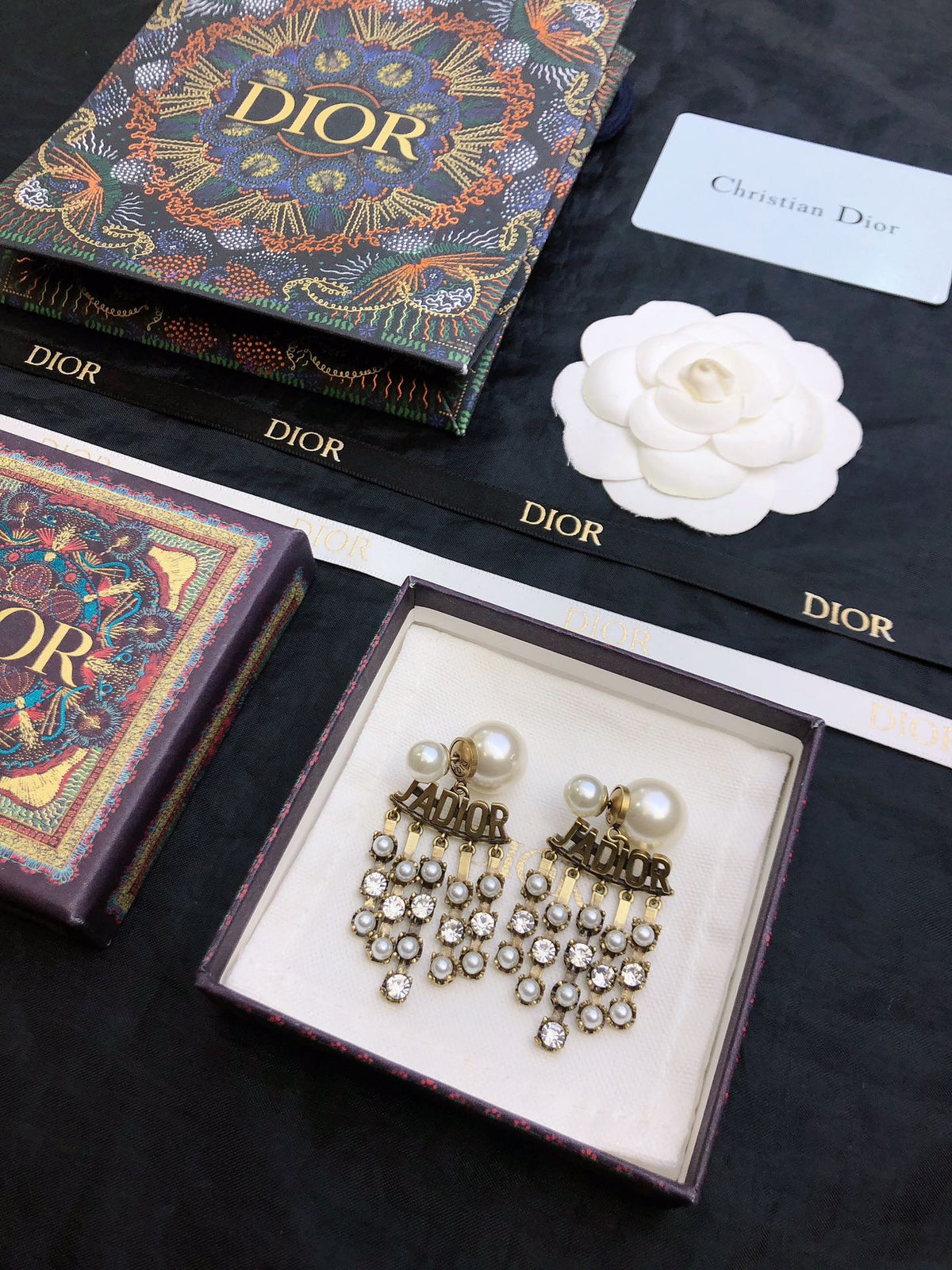 letter Stud Earrings for women - product detail view