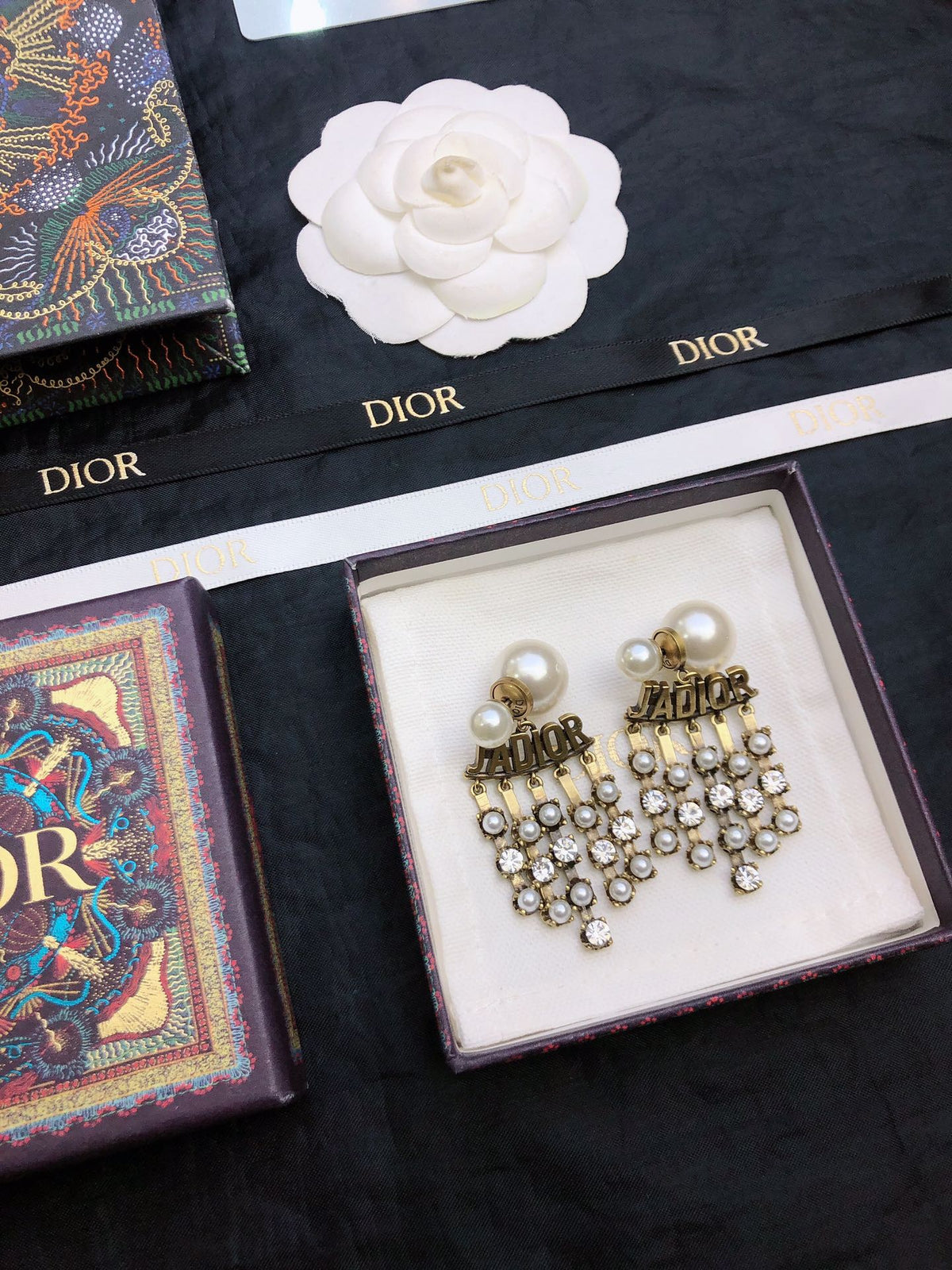 letter Stud Earrings for women - alternate angle view 4