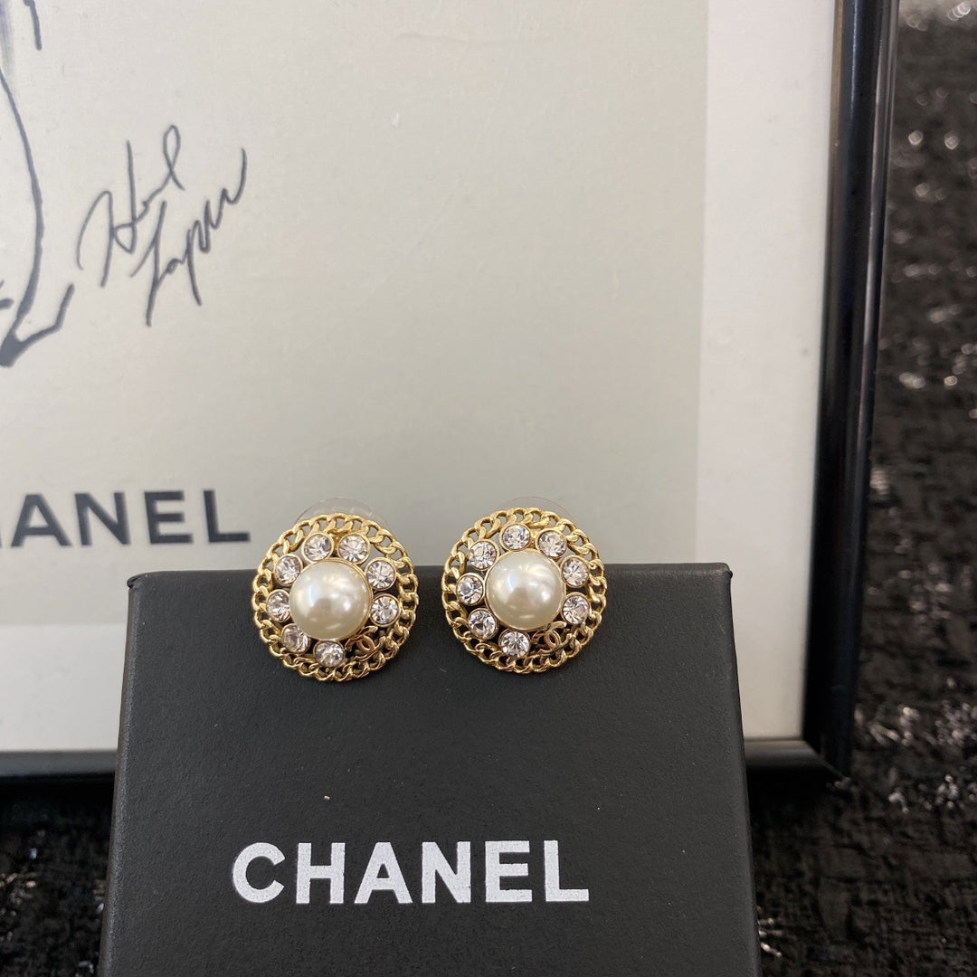 elegant Stud Earrings for women - alternate angle view 2