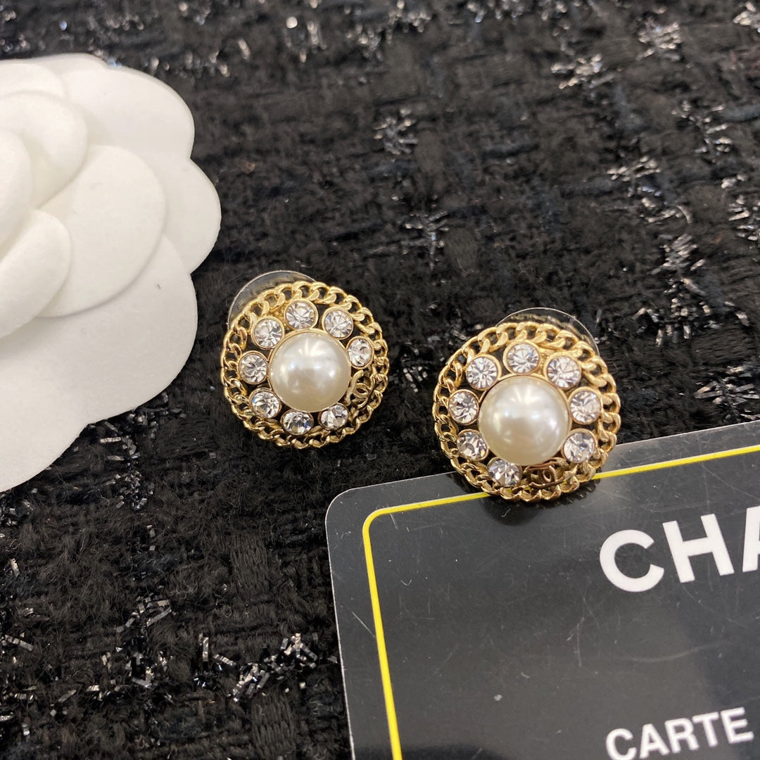 elegant Stud Earrings for women - alternate angle view 3
