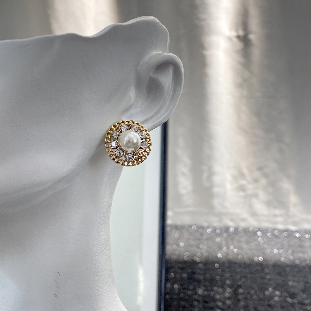 elegant Stud Earrings for women - alternate angle view 8