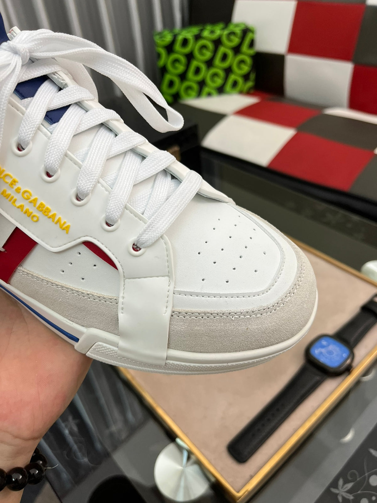 Dolce & Gabbana DG Men's Casual Shoes in Imported Calfskin