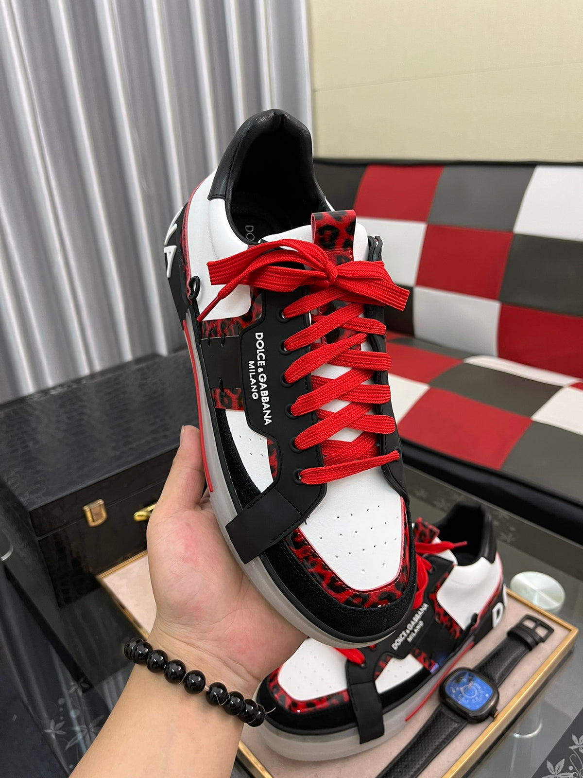 Dolce & Gabbana DG Men's Casual Shoes in Imported Calfskin