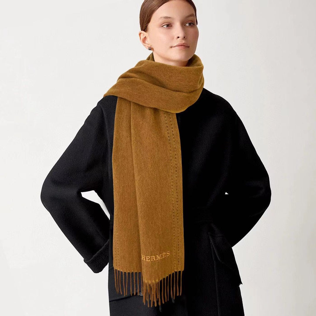 velvet elegant Scarf for women - product detail view