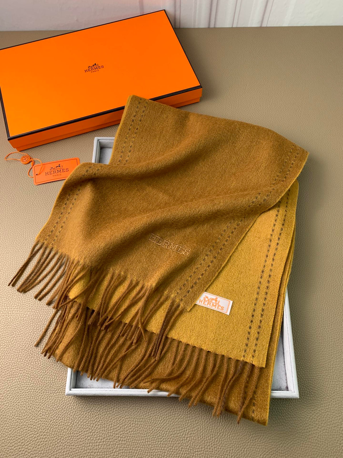 velvet elegant Scarf for women - alternate angle view 3