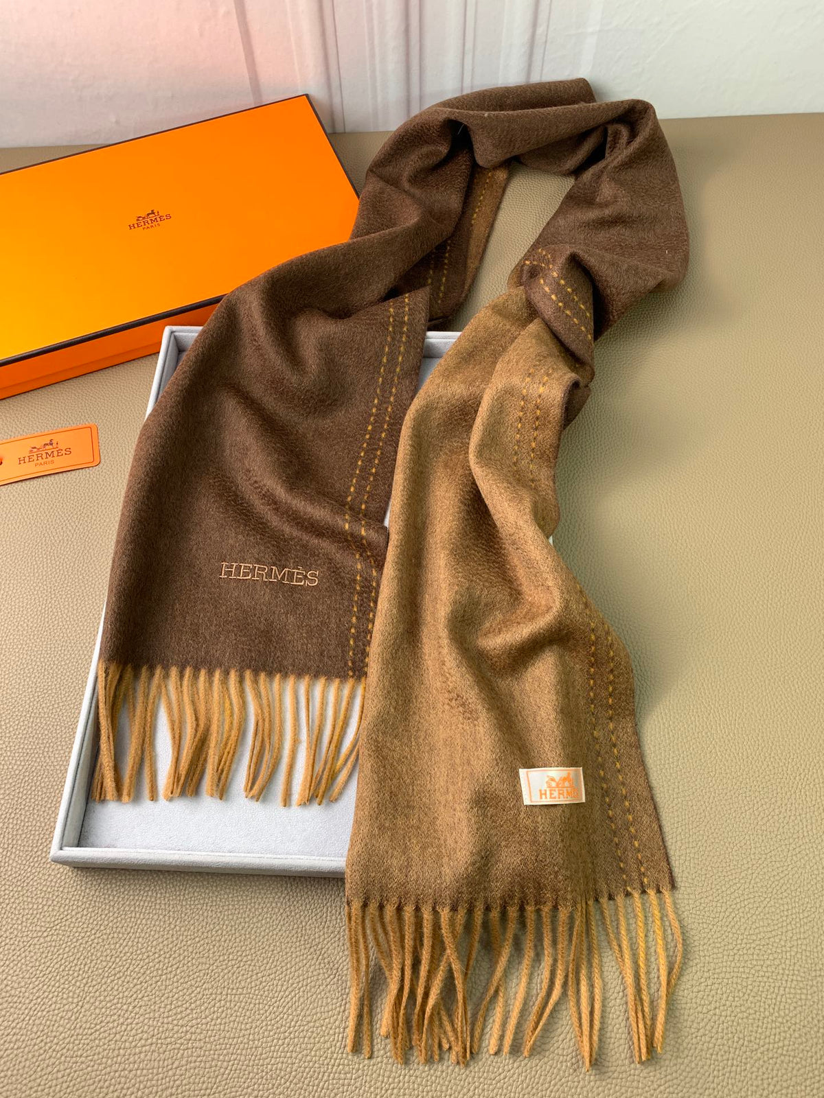 velvet elegant Scarf for women - alternate angle view 5