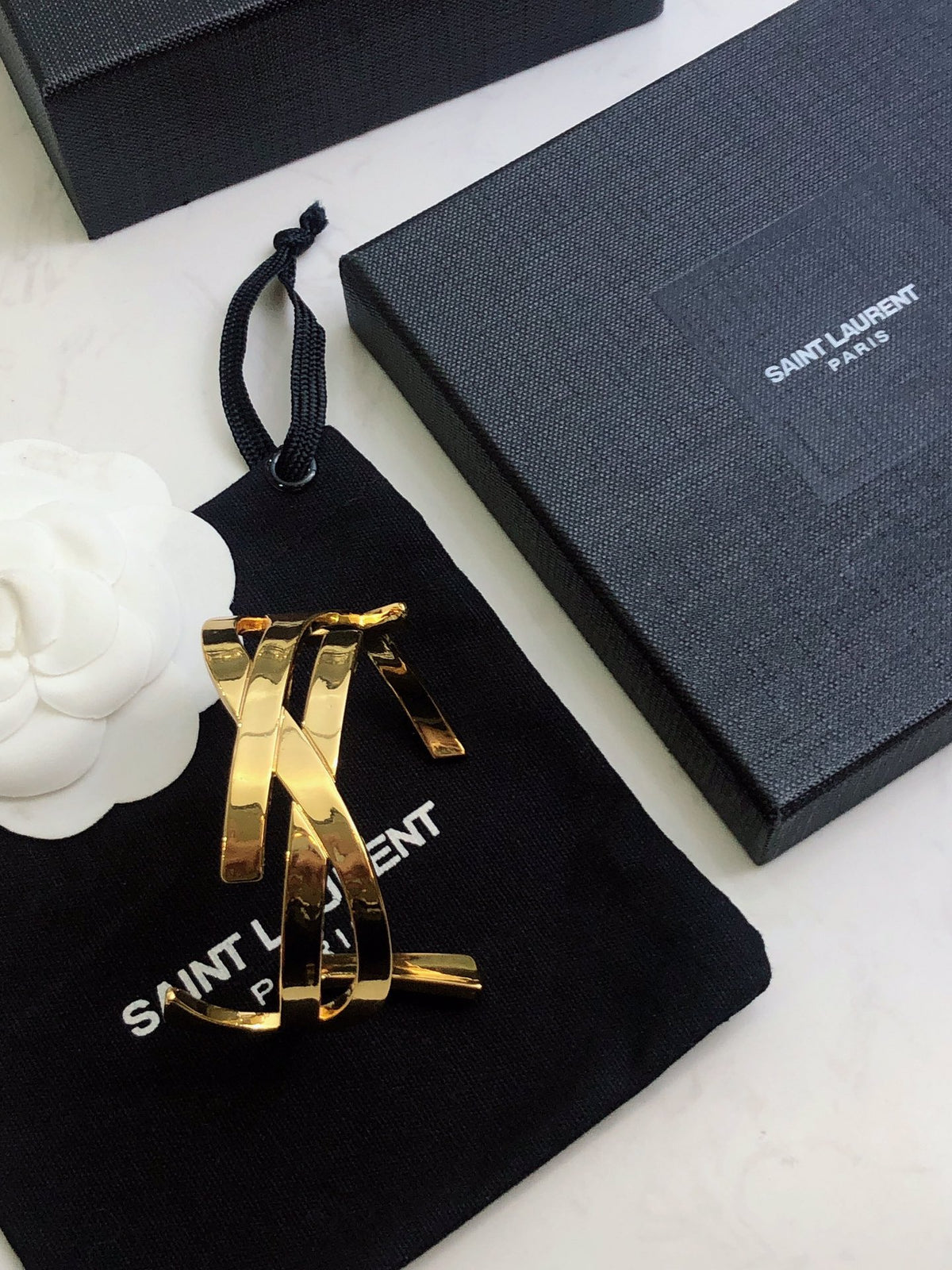 gold brass luxury Sweater for women - product detail view