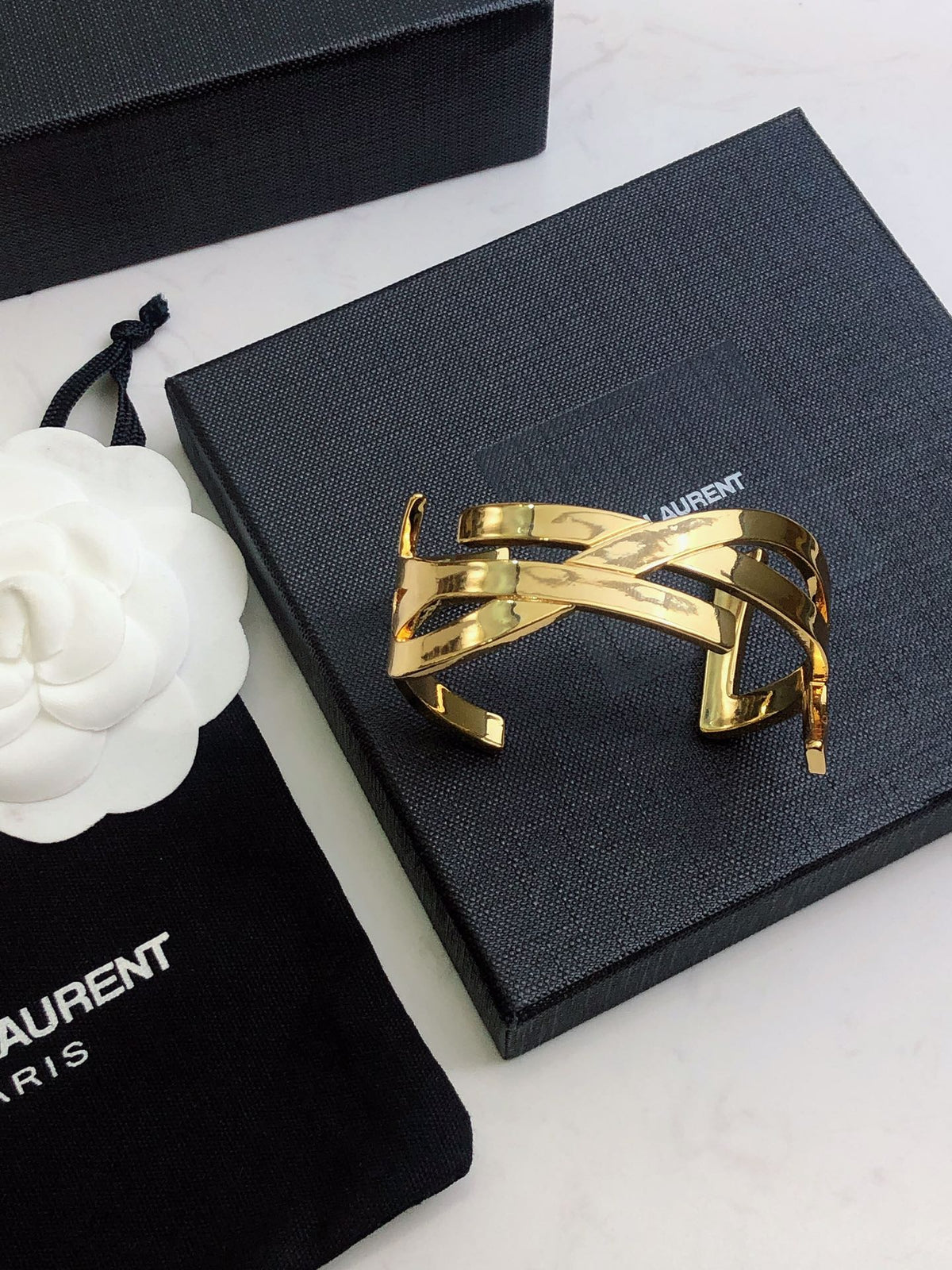 gold brass luxury Sweater for women - alternate angle view 6