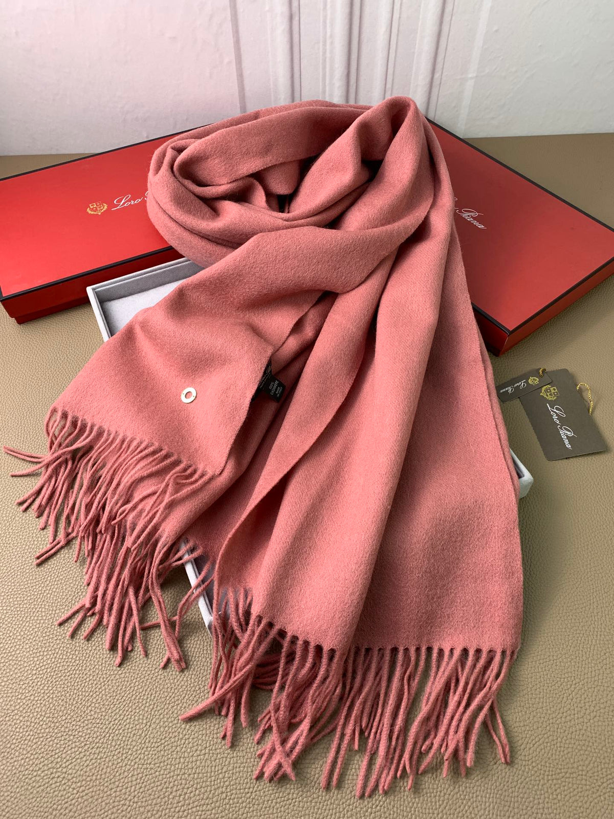 pink velvet tassel Shawl for women - alternate angle view 6