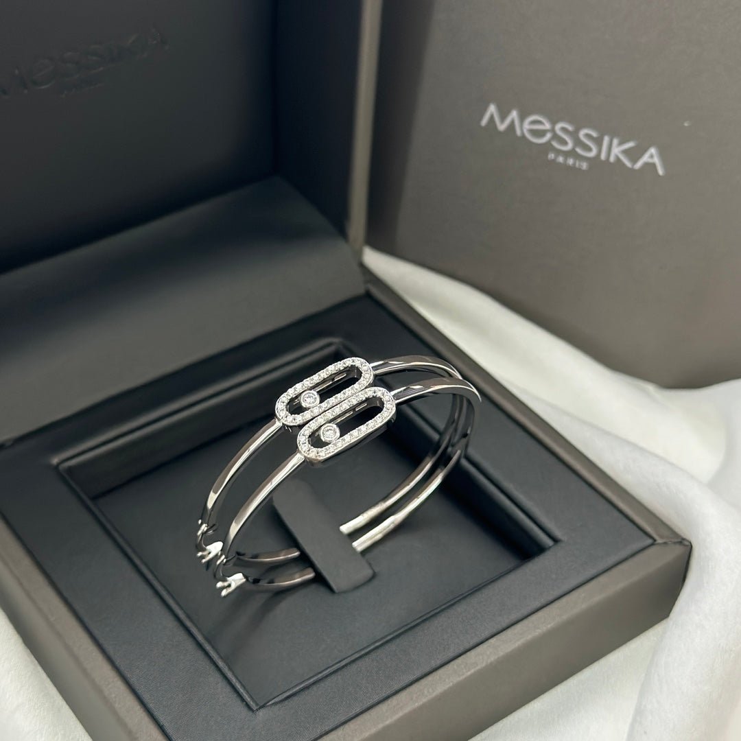 rose gold crystal rose Hook Earrings for women - alternate angle view 5