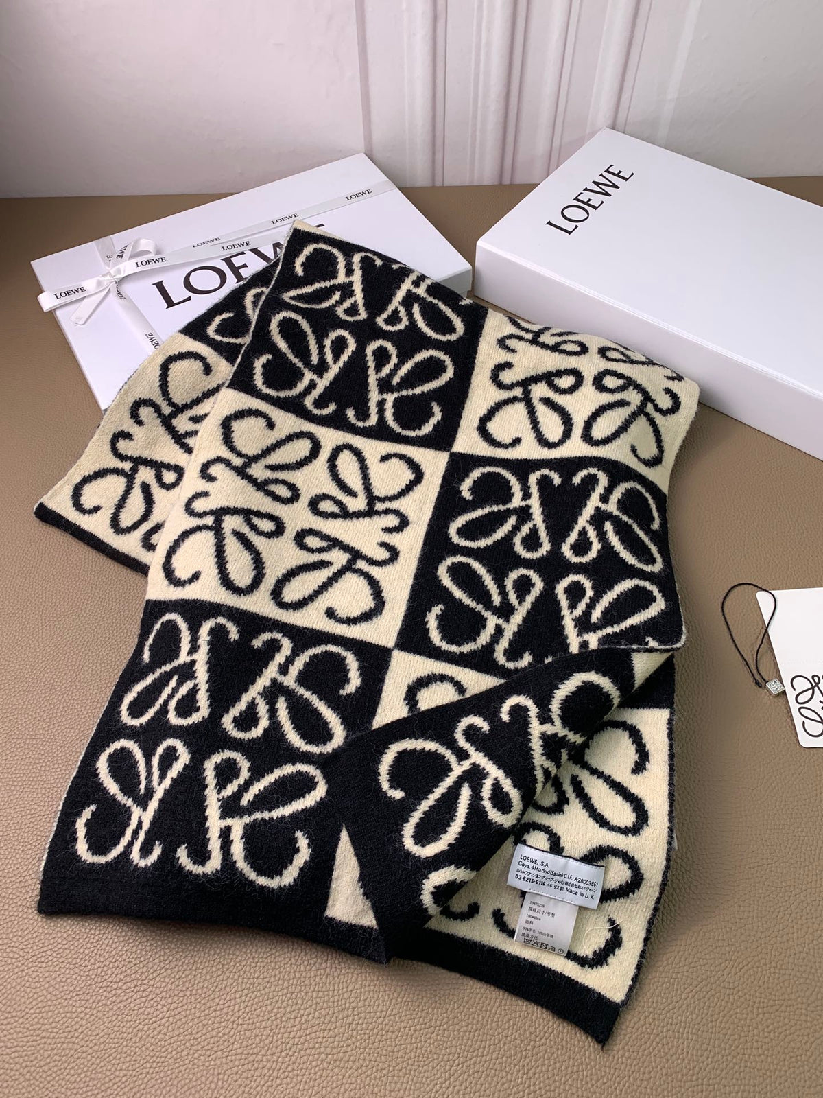 velvet floral Scarf for women - alternate angle view 3
