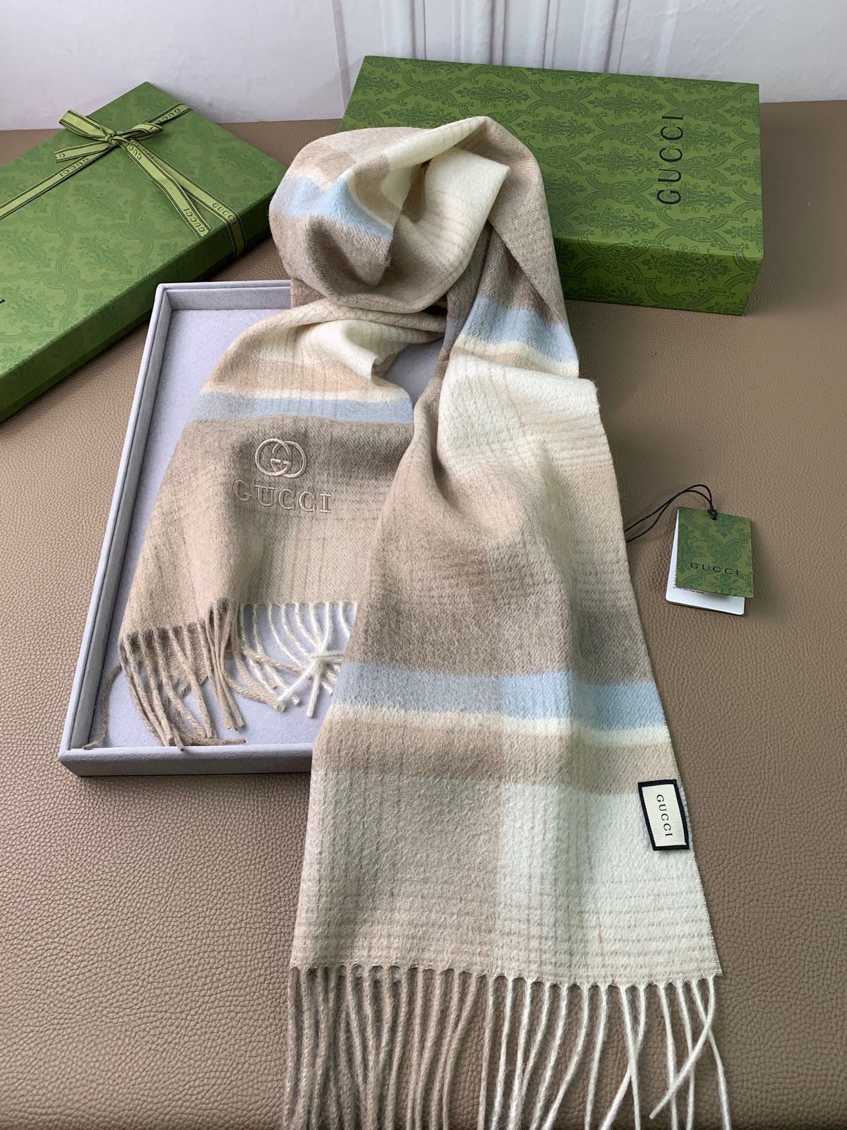 velvet minimalist Scarf for men - alternate angle view 7