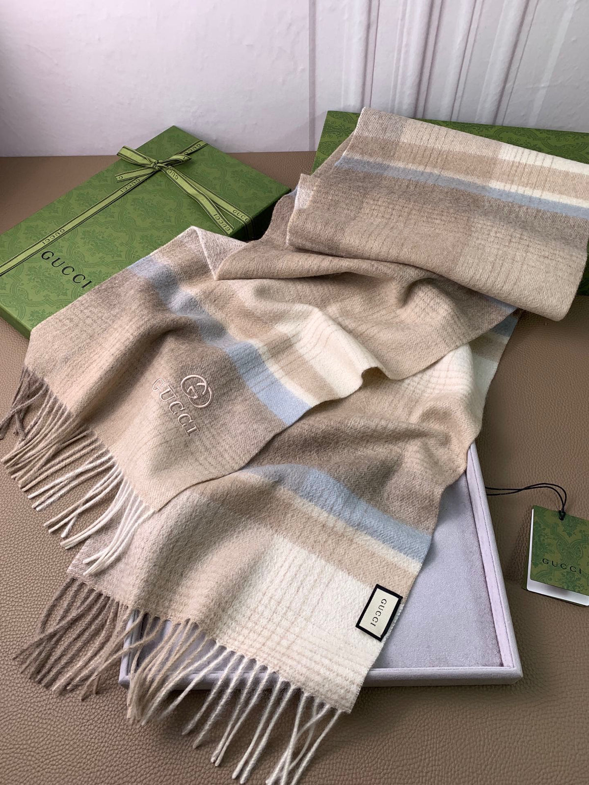 velvet minimalist Scarf for men - alternate angle view 5