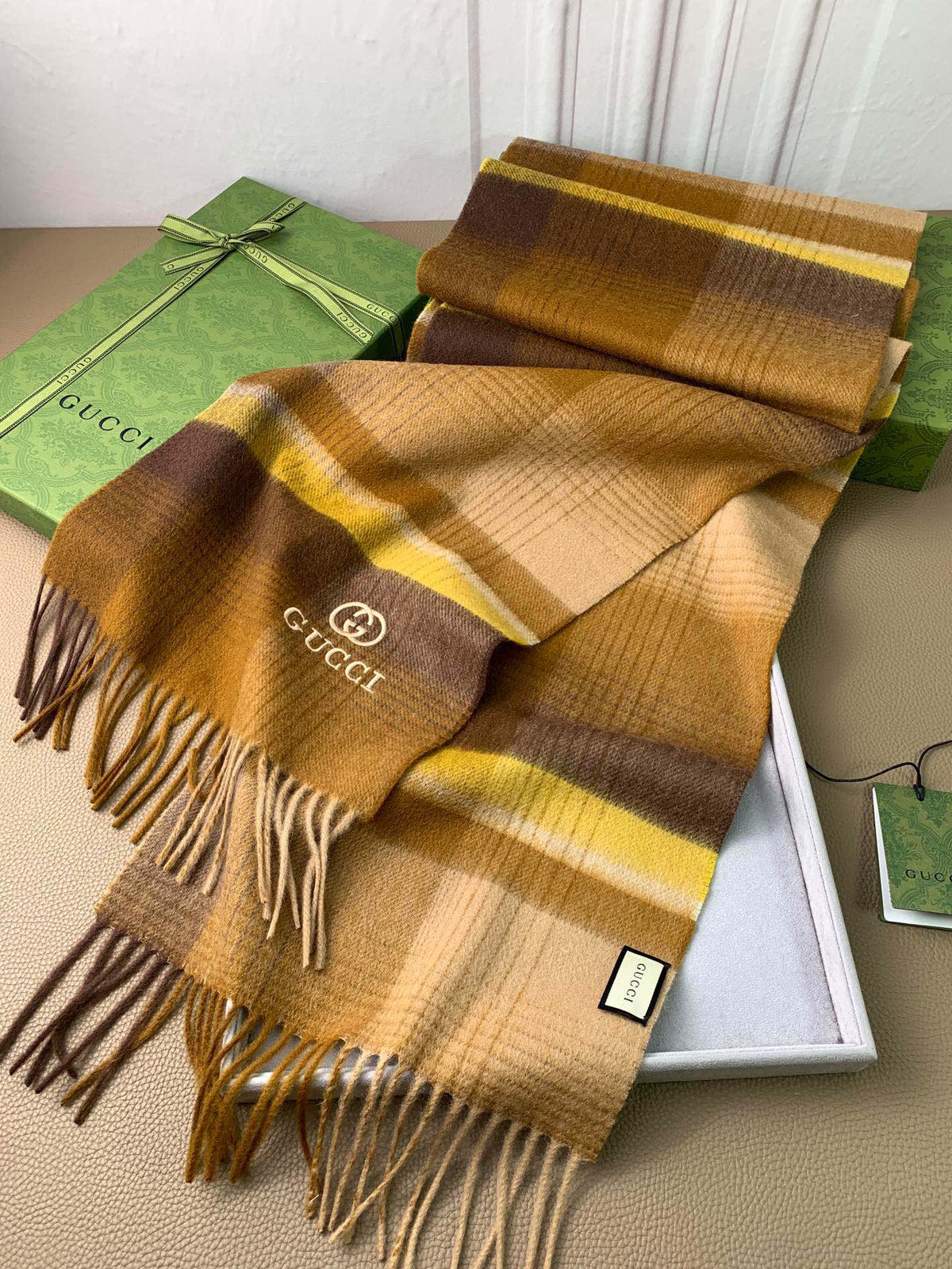 velvet minimalist Scarf for men - alternate angle view 5