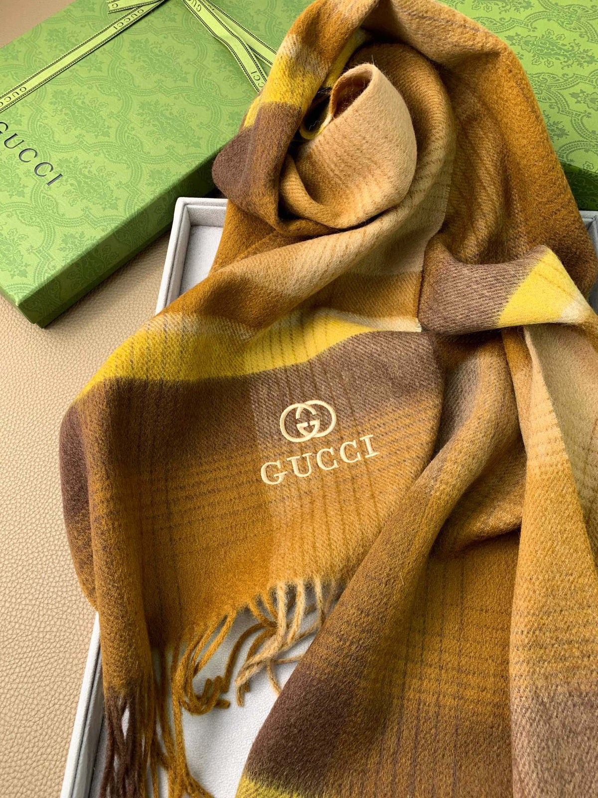 velvet minimalist Scarf for men - alternate angle view 7