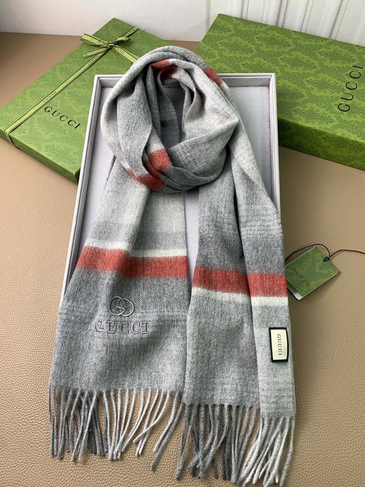 velvet minimalist Scarf for men - alternate angle view 7