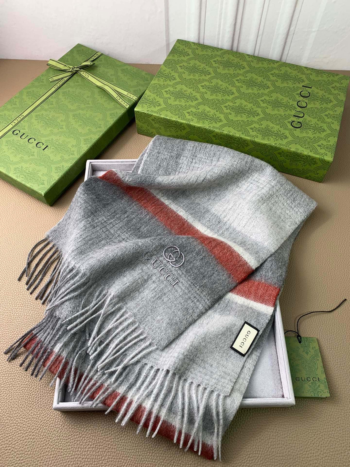 velvet minimalist Scarf for men - alternate angle view 2