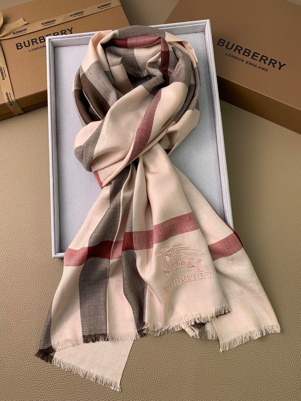 rose crystal Scarf for women - alternate angle view 7