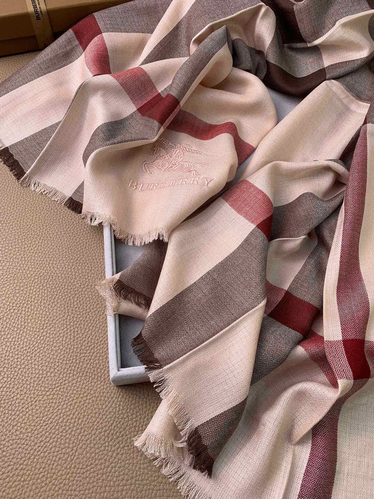 rose crystal Scarf for women - alternate angle view 5