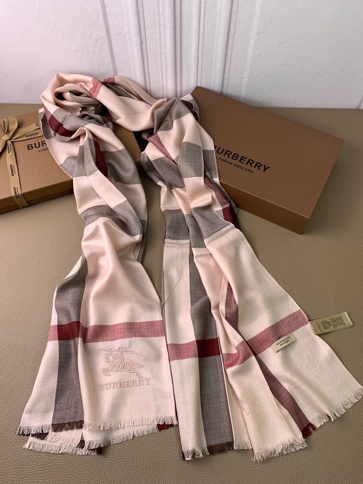 rose crystal Scarf for women - alternate angle view 3