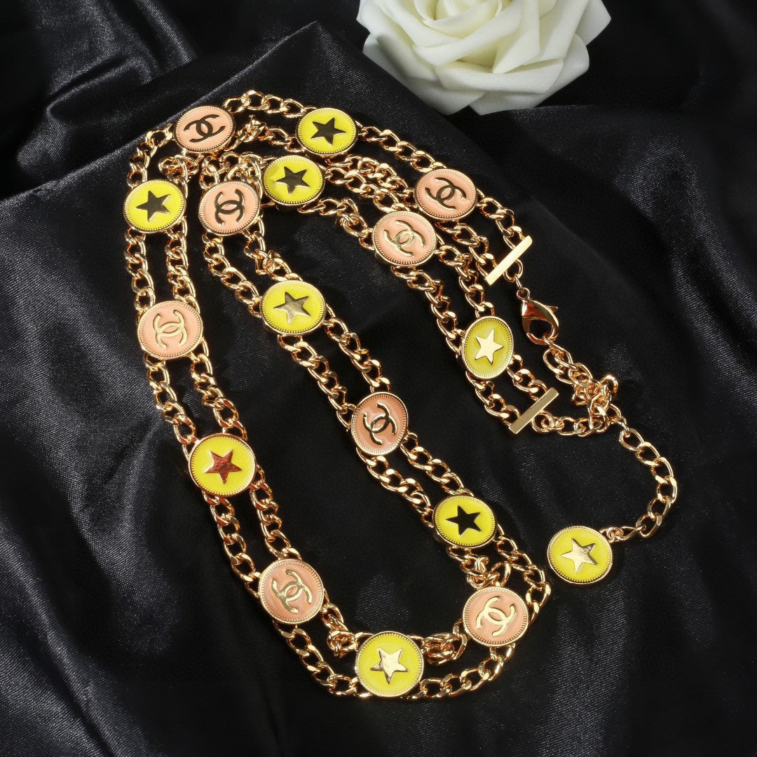 gold luxury Waist Chain for women - alternate angle view 5