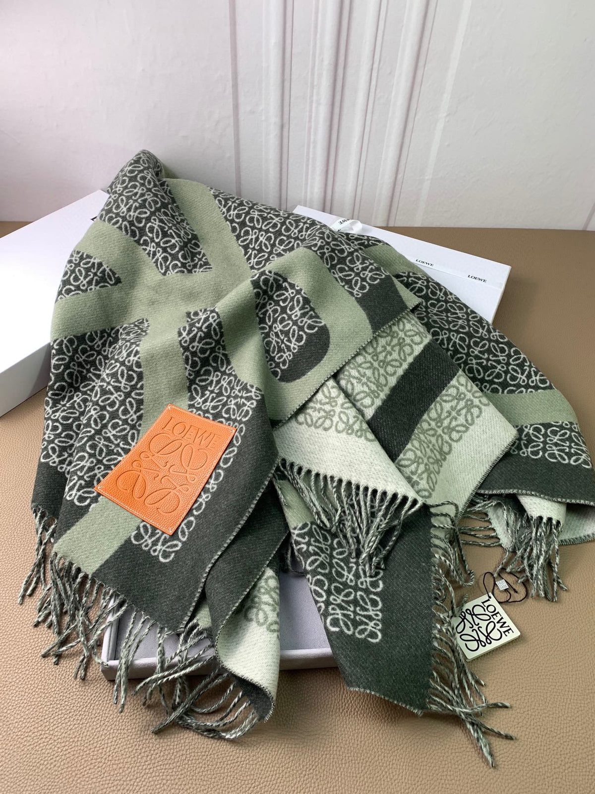 leather Shawl for women - alternate angle view 7