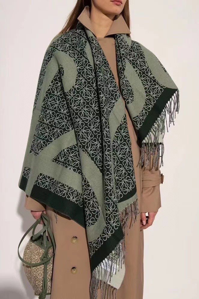 leather Shawl for women - product detail view