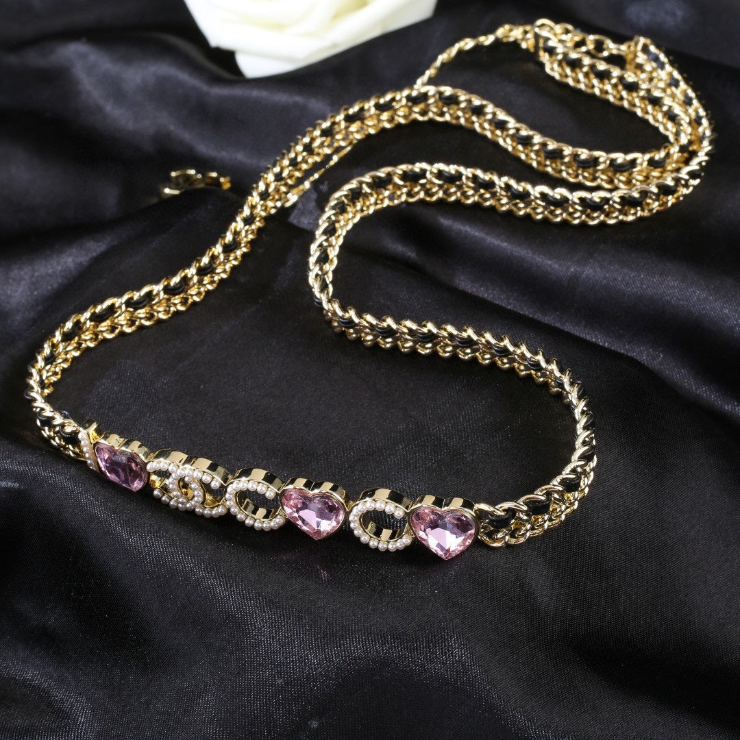 genuine leather stylish Waist Chain for women - alternate angle view 8