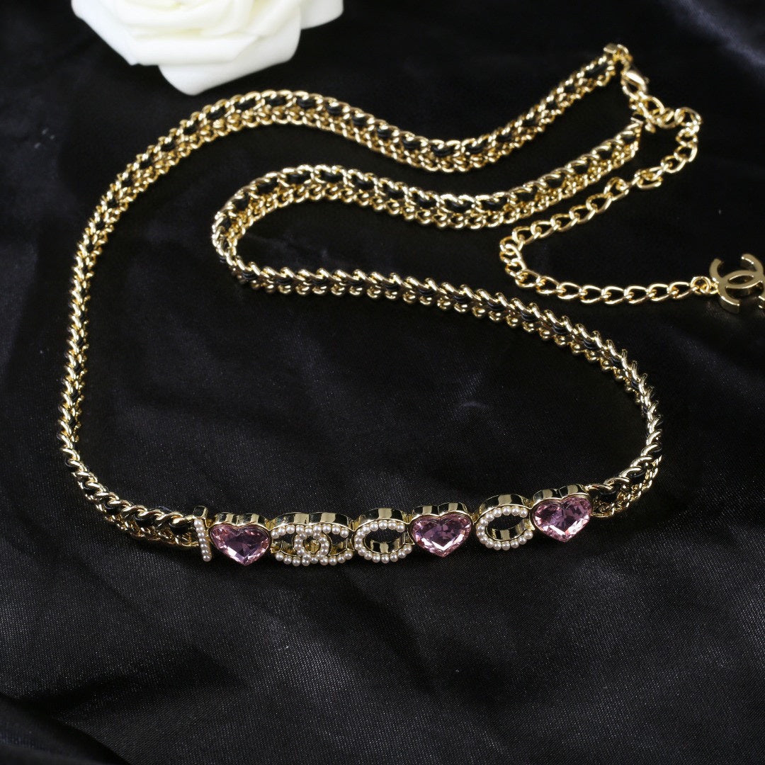 genuine leather stylish Waist Chain for women - alternate angle view 2