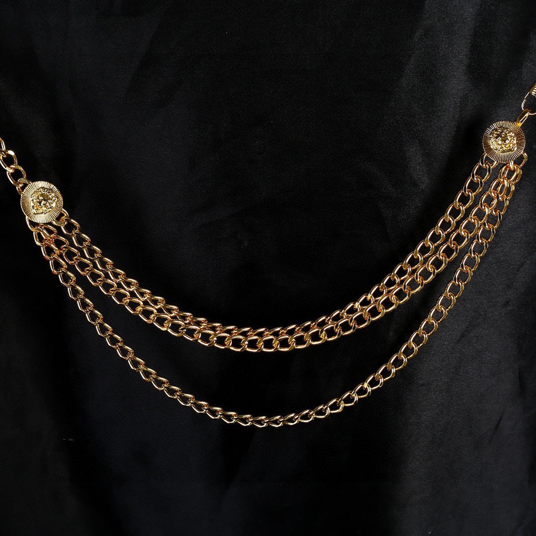 white Waist Chain for women - alternate angle view 6