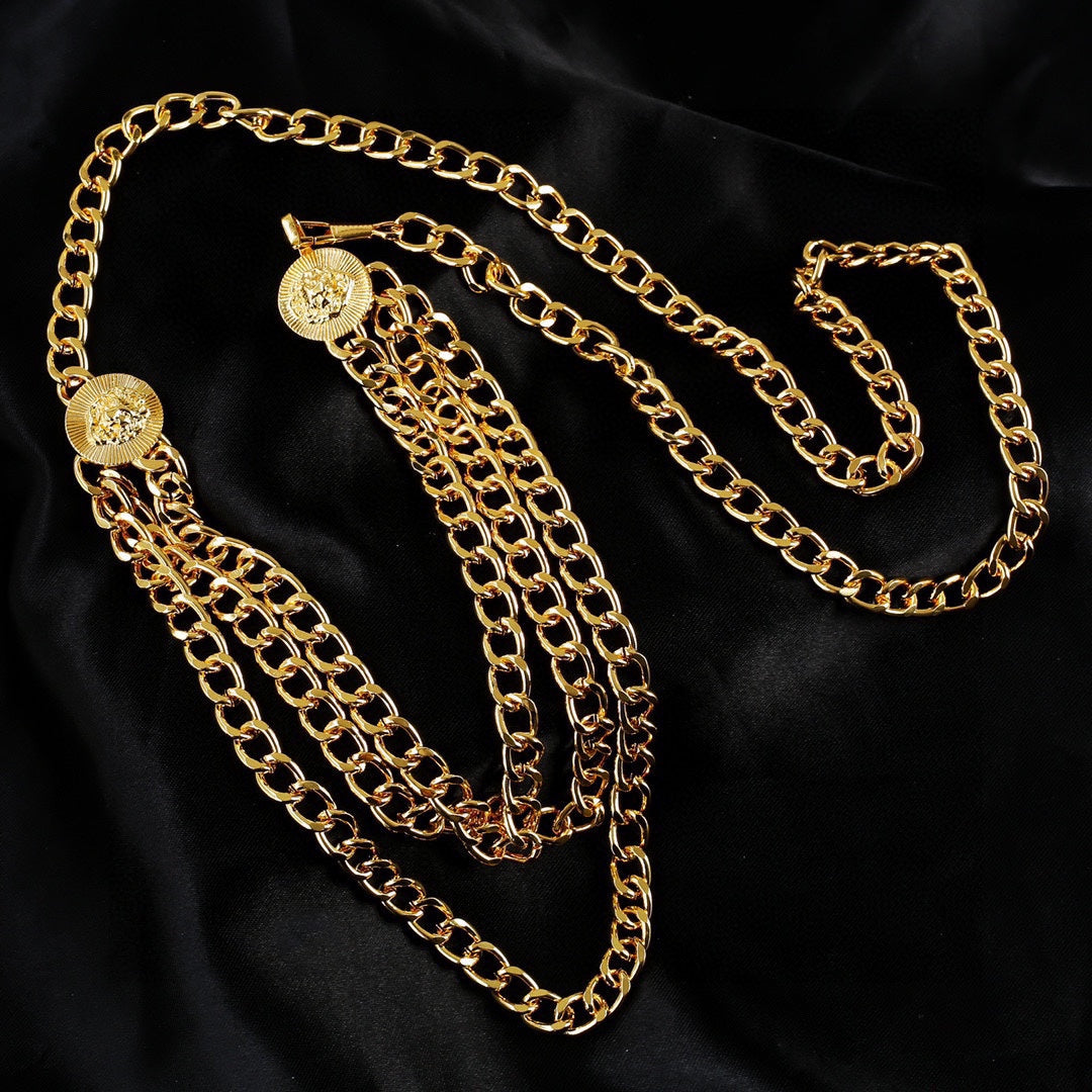 white Waist Chain for women - alternate angle view 7