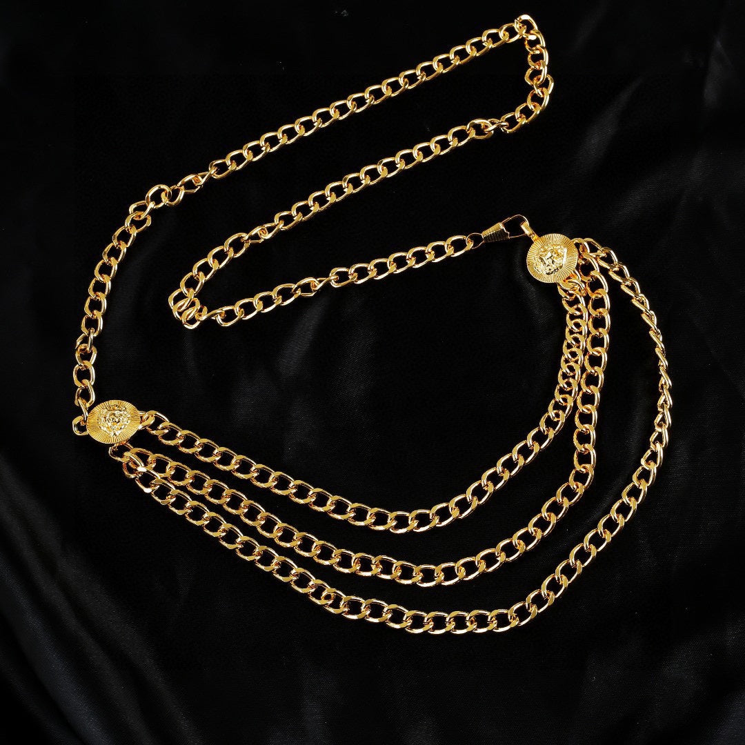 white Waist Chain for women - alternate angle view 4