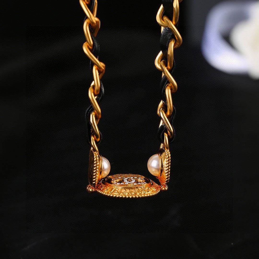 gold brass Waist Chain for women - alternate angle view 5