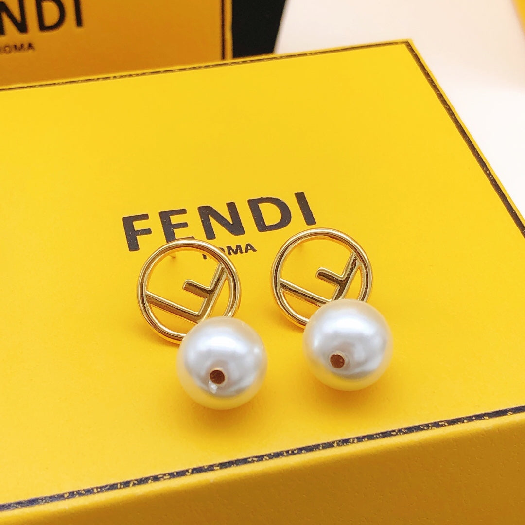 pearl Stud Earrings for women - alternate angle view 5