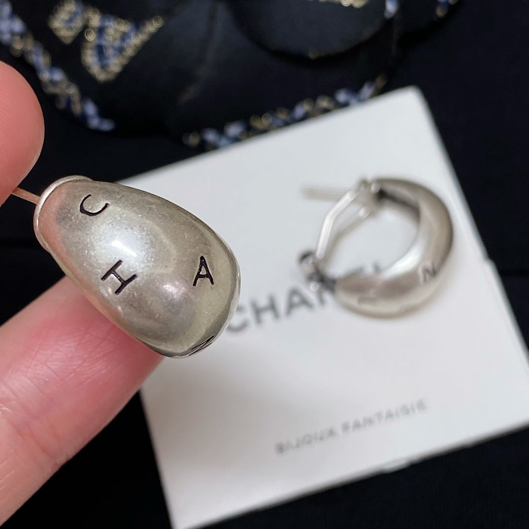 two color vintage Stud Earrings for women - alternate angle view 5