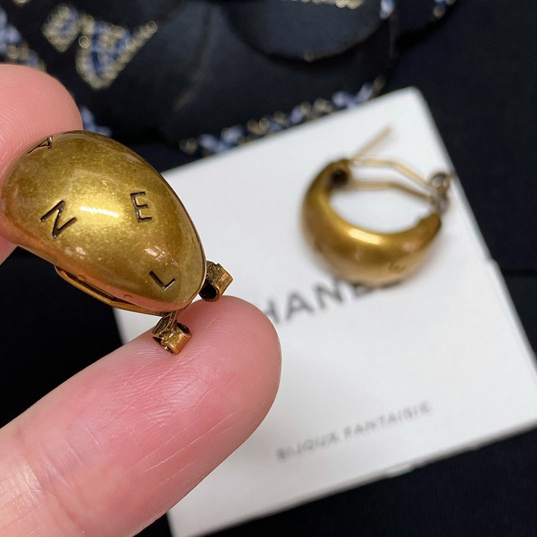 two color vintage Stud Earrings for women - alternate angle view 6