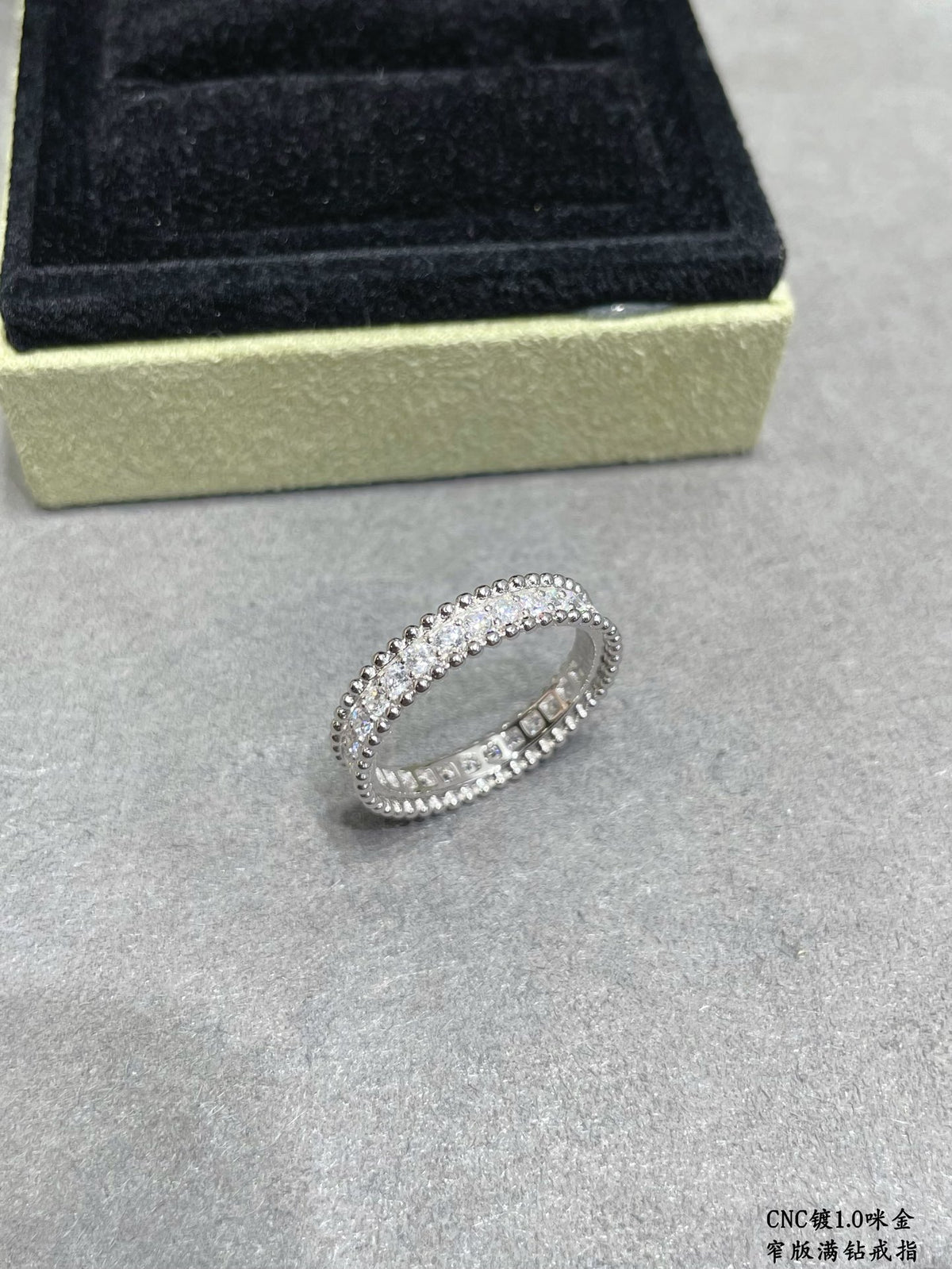 crystal inlaid Ring for women - alternate angle view 5