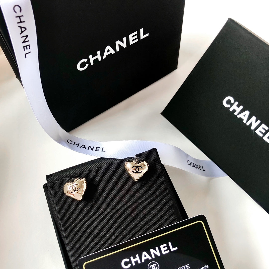 heart Stud Earrings for women - alternate angle view 3