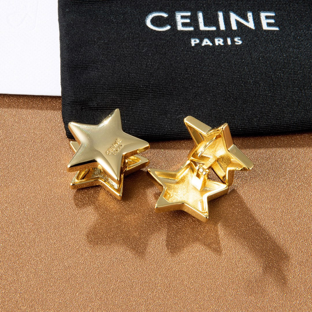 yellow brass vintage Drop Earrings for women - alternate angle view 6