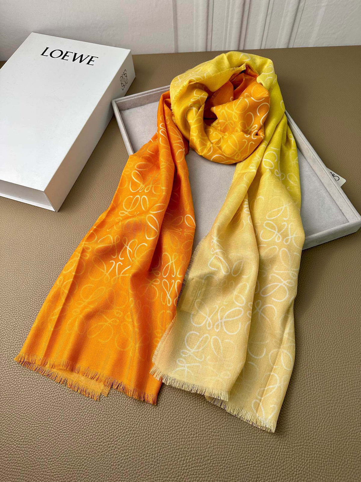 tricolor velvet delicate Scarf for women - alternate angle view 4