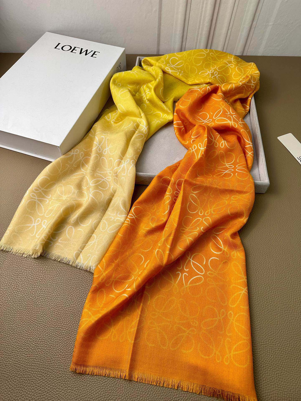 tricolor velvet delicate Scarf for women - alternate angle view 8