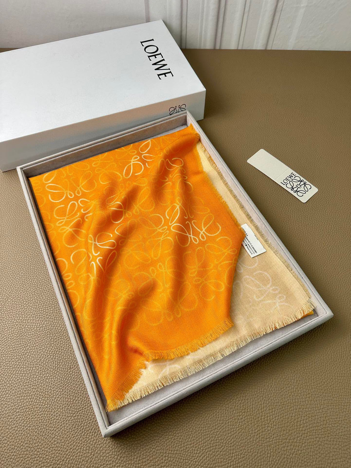 tricolor velvet delicate Scarf for women - alternate angle view 2