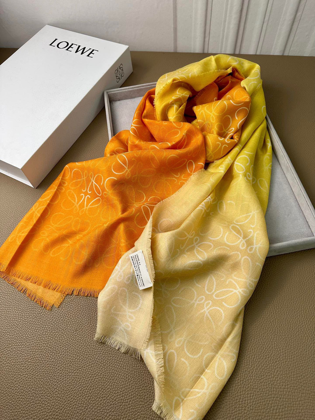 tricolor velvet delicate Scarf for women - alternate angle view 5