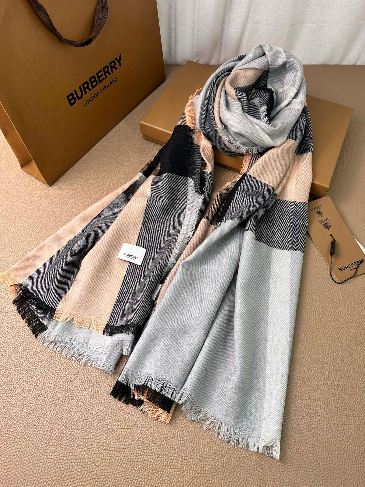 velvet tassel Scarf for women - alternate angle view 5