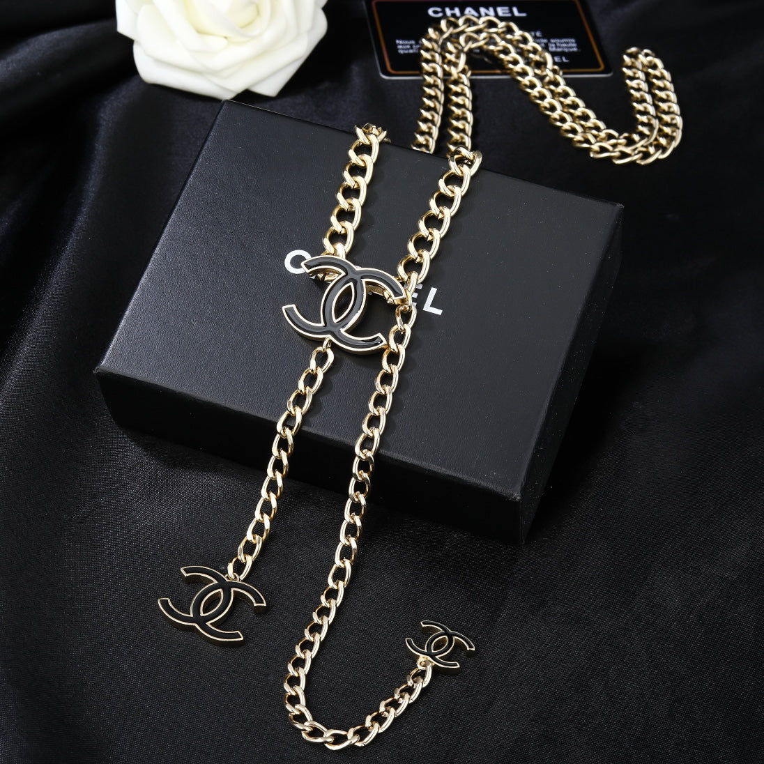 gold brass Waist Chain for women - alternate angle view 5
